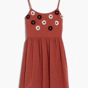 Madewell Embroidered Sunflower Dress